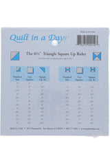 6.5" Triangle Square Up Ruler