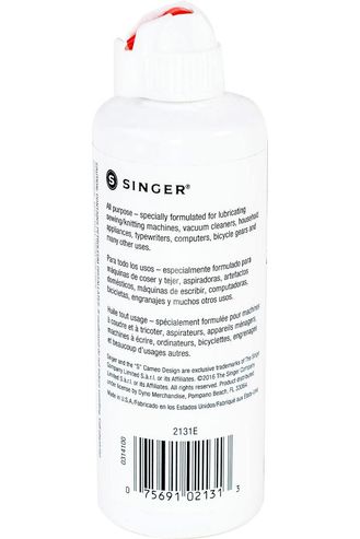 Singer Sewing Machine Oil 4oz #S2131