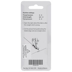 Stitch-In-Ditch Foot, High Shank, Janome #767824109