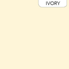 Colorworks Premium Solids IVORY 9000-12 - Northcott Fabrics (Sold By 1/2 Meter)