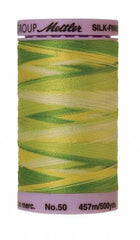 Mettler  Silk-Finish 50wt Variegated Cotton Thread 500yd/457M Citrus Twist