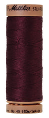 Mettler  Silk-Finish 40wt Solid Cotton Thread 150M Bordeaux