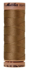 Mettler  Silk-Finish 40wt Solid Cotton Thread 150M Dark Tan