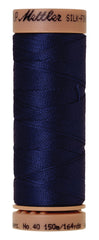 Mettler Silk-Finish 40wt Solid Cotton Thread 164yd/150M Imperial Blue