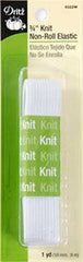 Dritz White Non-Roll Knit Elastic 3/4in x 1yd