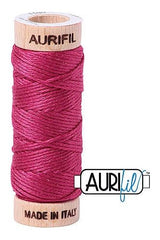 Aurifil Mako Cotton 6-Strand Floss 16 m 18 yd. spool - 1100 Red Plum