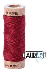 Aurifil Mako Cotton 6-Strand Floss 16 m 18 yd. spool - 1103 Burgundy