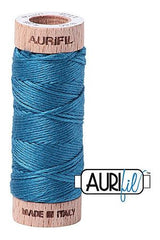 Aurifil Mako Cotton 6-Strand Floss 16 m 18 yd. spool - 1125 Medium Teal