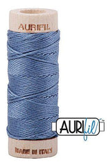 Aurifil Mako Cotton 6-Strand Floss 16 m 18 yd. spool - 1126 Blue Grey