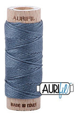 Aurifil Mako Cotton 6-Strand Floss 16 m 18 yd. spool - 1310 Medium Blue Grey