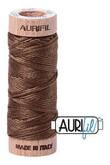 Aurifil Mako Cotton 6-Strand Floss 16 m 18 yd. spool - 1318 Dark Sandstone