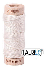 Aurifil Mako Cotton 6-Strand Floss 16 m 18 yd. spool - 2000 Light Sand