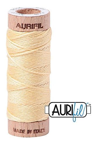 Aurifil Mako Cotton 6-Strand Floss 16 m 18 yd. spool - 2105 Champagne