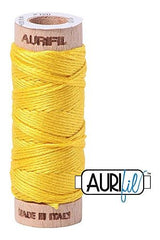 Aurifil Mako Cotton 6-Strand Floss 16 m 18 yd. spool - 2120 Canary