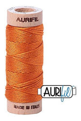 Aurifil Mako Cotton 6-Strand Floss 16 m 18 yd. spool - 2150 Pumpkin
