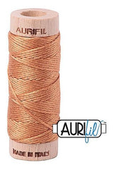 Aurifil Mako Cotton 6-Strand Floss 16 m 18 yd. spool - 2210 Caramel
