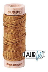 Aurifil Mako Cotton 6-Strand Floss 16 m 18 yd. spool - 2975 Brass