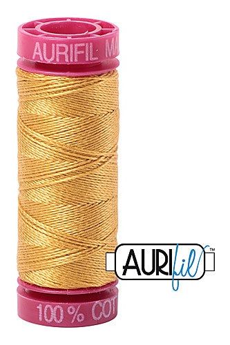 Aurifil Mako 12wt Cotton 50 m 54 yd. spool - 2132 Tarnished Gold