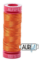 Aurifil Mako 12wt Cotton 50 m 54 yd. spool - 2150 Pumpkin