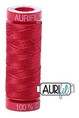 Aurifil Mako 12wt Cotton 50 m 54 yd. spool - 2250 Red