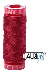 Aurifil Mako 12wt Cotton 50 m 54 yd. spool - 2260 Red Wine