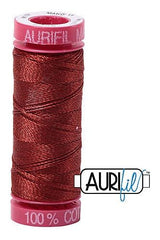 Aurifil Mako 12wt Cotton 50 m 54 yd. spool - 2355 Rust