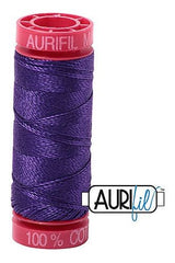 Aurifil Mako 12wt Cotton 50 m 54 yd. spool - 2582 Dark Violet