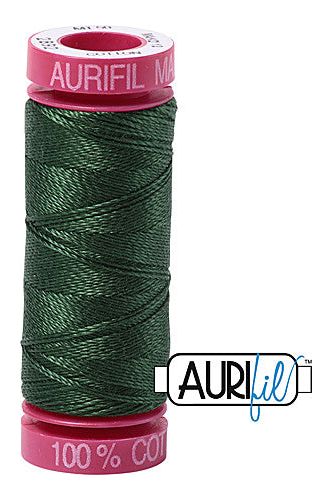 Aurifil Mako 12wt Cotton 50 m 54 yd. spool - 2892 Pine