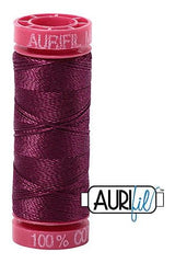 Aurifil Mako 12wt Cotton 50 m 54 yd. spool - 4030 Plum