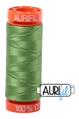 Aurifil Mako 50wt Cotton 200 m 220 yd. spool - 1114 Grass Green