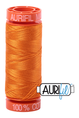 Aurifil Mako 50wt Cotton 200 m 220 yd. spool - 1133 Bright Orange