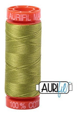 Aurifil Mako 50wt Cotton 200 m 220 yd. spool - 1147 Light Leaf Green