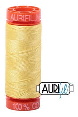 Aurifil Mako 50wt Cotton 200 m 220 yd. spool - 2115 Lemon