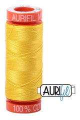 Aurifil Mako 50wt Cotton 200 m 220 yd. spool - 2120 Canary