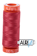 Aurifil Mako 50wt Cotton 200 m 220 yd. spool - 2230 Red Peony