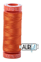 Aurifil Mako 50wt Cotton 200 m 220 yd. spool - 2235 Orange