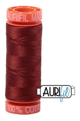 Aurifil Mako 50wt Cotton 200 m 220 yd. spool - 2355 Rust