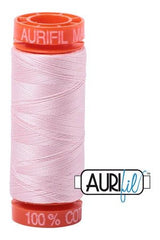 Aurifil Mako 50wt Cotton 200 m 220 yd. spool - 2410 Pale Pink
