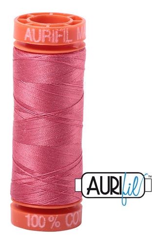 Aurifil Mako 50wt Cotton 200 m 220 yd. spool - 2440 Peony
