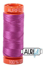 Aurifil Mako 50wt Cotton 200 m 220 yd. spool - 2535 Magenta