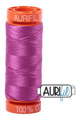 Aurifil Mako 50wt Cotton 200 m 220 yd. spool - 2535 Magenta