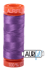 Aurifil Mako 50wt Cotton 200 m 220 yd. spool - 2540 Medium Lavender