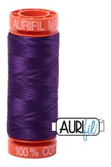 Aurifil Mako 50wt Cotton 200 m 220 yd. spool - 2545 Medium Purple