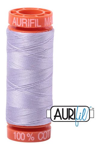 Aurifil Mako 50wt Cotton 200 m 220 yd. spool - 2560 Iris