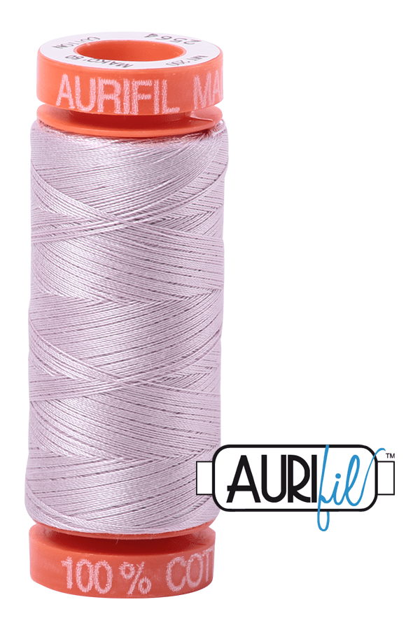 Aurifil Mako 50wt Cotton 200 m 220 yd. spool - 2564 Pale Lilac