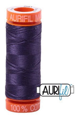 Aurifil Mako 50wt Cotton 200 m 220 yd. spool - 2581 Dark Dusty Grape