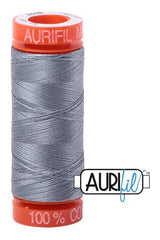 Aurifil Mako 50wt Cotton 200 m 220 yd. spool - 2610 Light Blue Grey