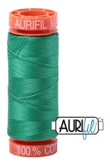 Aurifil Mako 50wt Cotton 200 m 220 yd. spool - 2865 Emerald
