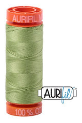 Aurifil Mako 50wt Cotton 200 m 220 yd. spool - 2882 Light Fern