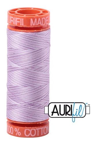 Aurifil Mako 50wt Cotton 200 m 220 yd. spool - 3840 French Lilac
